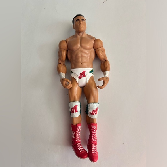 WWE Alberto Del Rio Basic Wrestling Action Figure White Trunks Mexico Snickering - Picture 3 of 4